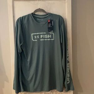Men’s Under Armour ISO-CHILL Fishing Shirt size large